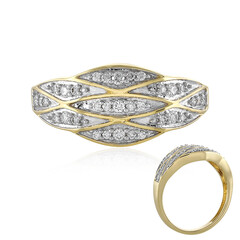 Bague en or et Diamant Flawless (F) (LUCENT DIAMONDS)