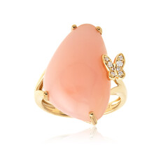 Bague en or et Opale rose (CIRARI)