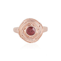 Bague en argent et Zircon rose (SAELOCANA)