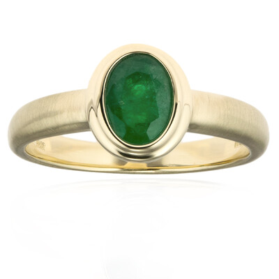 Bague en or et Emeraude du Brésil (CUSTODANA)