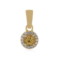 Pendentif en or et Zircon jaune (Adela Gold)