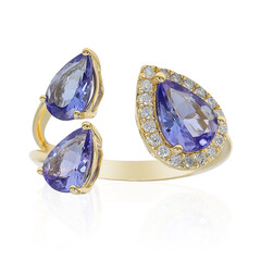 Bague en or et Tanzanite AAA (CIRARI)