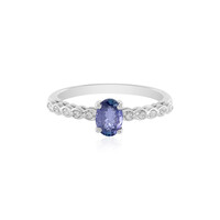 Bague en argent et Tanzanite non chauffée