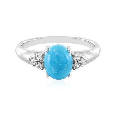 Bague en argent et Turquoise arizona