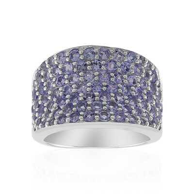 Bague en argent et Tanzanite