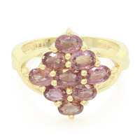 Bague en or et Saphir Padparadscha non chauffé (AMAYANI)