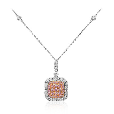 Collier en or et Diamant rose I1 (CIRARI)