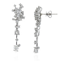 Boucles d'oreilles en or et Diamant SI1 (H) (CIRARI)