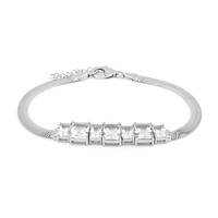 Bracelet en argent et Topaze blanche