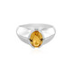 Bague en argent et Citrine