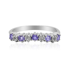 Bague en argent et Iolite