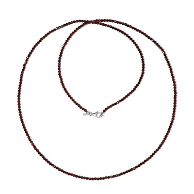 Collier en argent et Grenat d'Inde