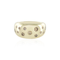 Bague en or et Diamant champagne I2 (de Melo)