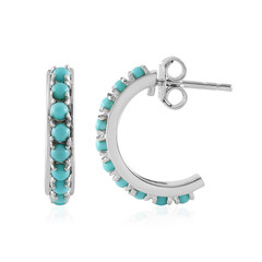 Boucles d'oreilles en argent et Turquoise Sleeping Beauty