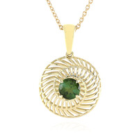 Collier en or et Tourmaline verte du Brésil (Ornaments by de Melo)