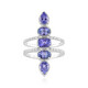 Bague en argent et Tanzanite