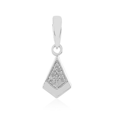 Pendentif en argent et Diamant I2 (I)