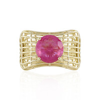 Bague en or et Saphir rose de Madagascar (Ornaments by de Melo)