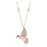 Collier en or et Opale rose (CIRARI)