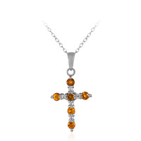 Collier en argent et Citrine Madère