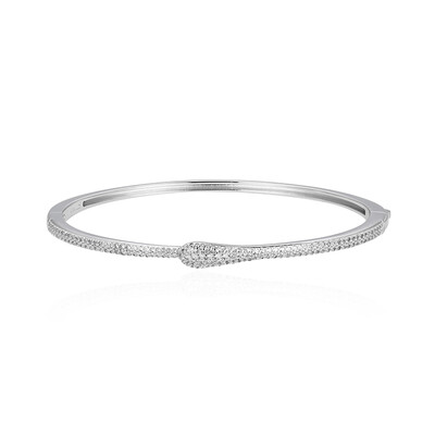 Bracelet en argent et Topaze blanche