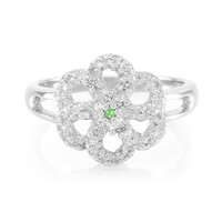 Bague en argent et Grenat Tsavorite