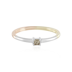 Bague en or et Diamant champagne I2