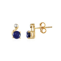 Boucles d'oreilles en argent et Lapis-Lazuli