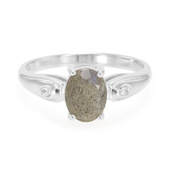 Bague en argent et Labradorite