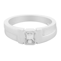 Bague en or et Diamant VVS2 (H) (TPC)