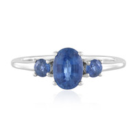 Bague en argent et Kyanite du Népal