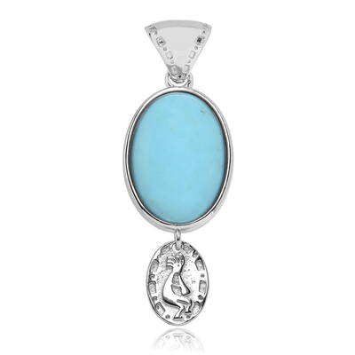 Pendentif en argent et Turquoise