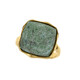 Bague en argent et Fuchsite (dagen)