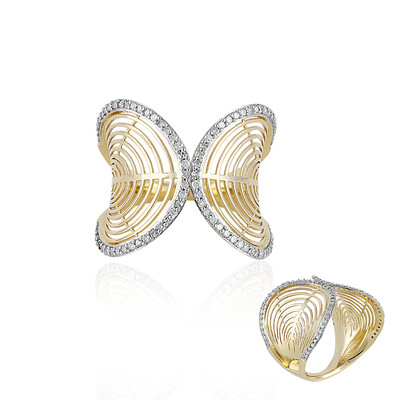 Bague en or et Diamant I1 couleur (I) (Ornaments by de Melo)