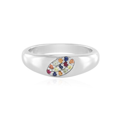 Bague en argent et Saphir