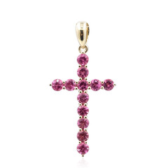 Pendentif en or et Rubellite