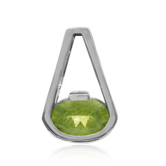 Pendentif en argent et Vésuvianite