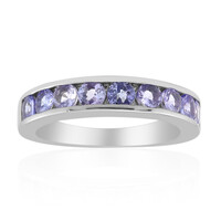 Bague en argent et Tanzanite