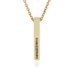 Collier en or et Diamant champagne I2 (de Melo)