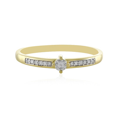 Bague en or et Diamant Flawless (F) (LUCENT DIAMONDS)