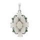 Pendentif en argent et Opale blanche