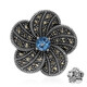 Pendentif en argent et Topaze bleu Suisse (Annette classic)