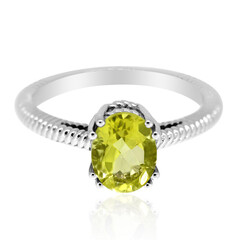 Bague en argent et Quartz de l'Ouro Verde