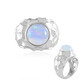 Bague en argent et Opale Welo