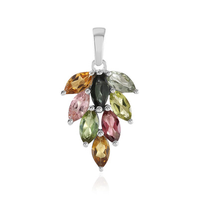 Pendentif en argent et Tourmaline