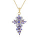 Collier en argent et Tanzanite