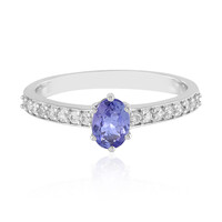 Bague en argent et Tanzanite