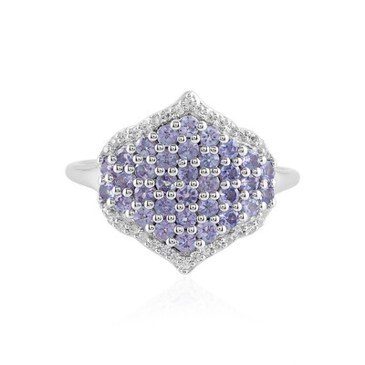 Bague en argent et Tanzanite