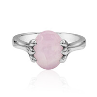 Bague en argent et Kunzite du Brésil