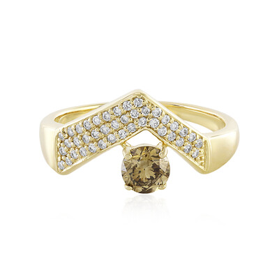 Bague en or et Diamant champagne I3 (de Melo)